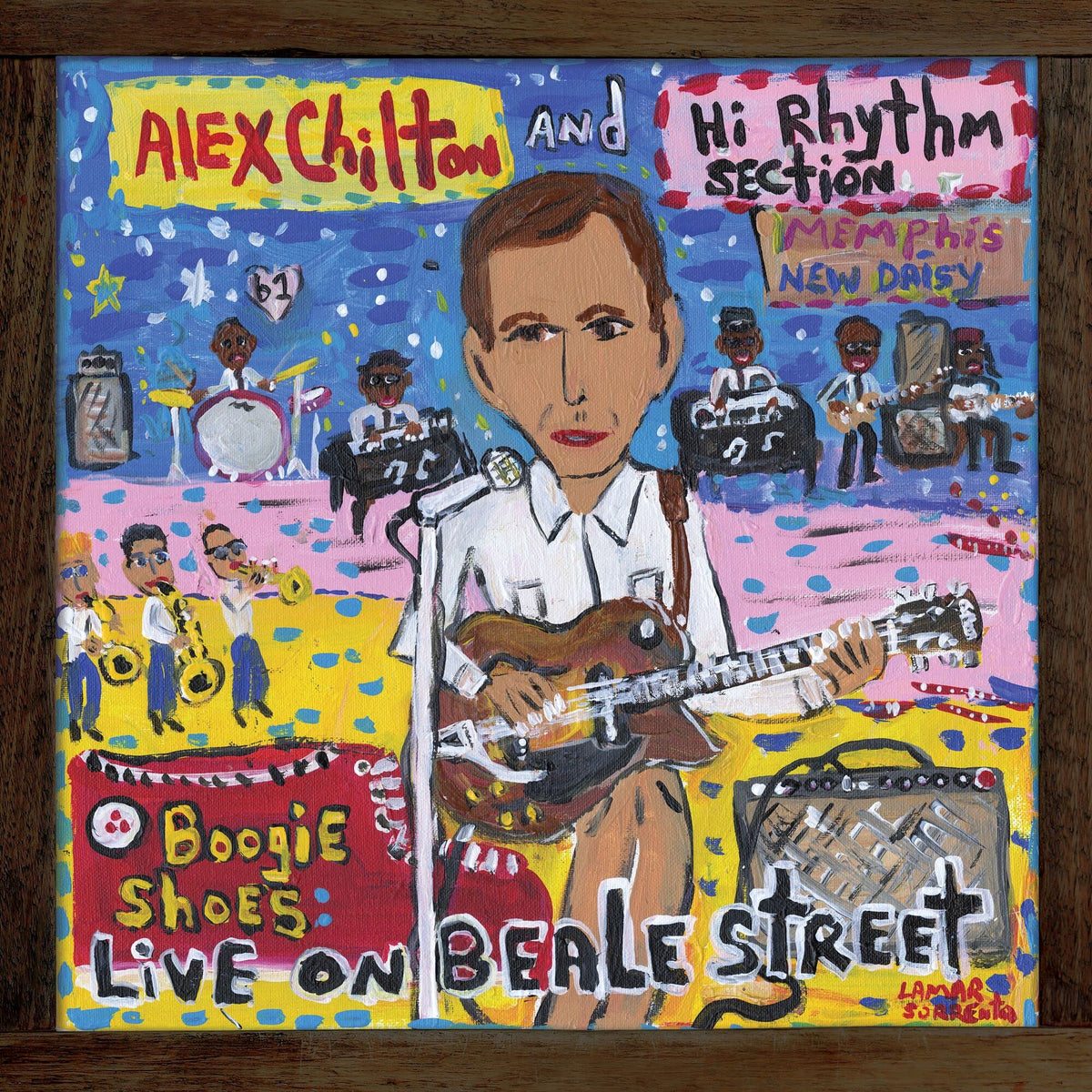 Alex Chilton and Hi Rhythm Section – Boogie Shoes: Live On Beale Street vinyl record cover
