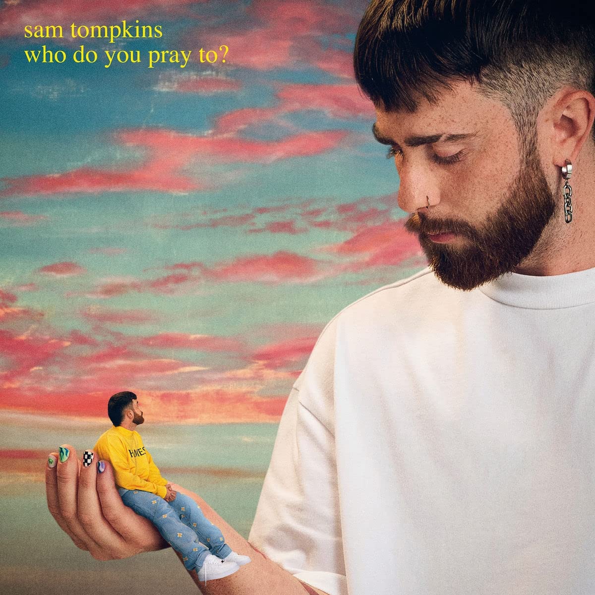 Sam Tompkins – Who Do You Pray To? vinyl record cover