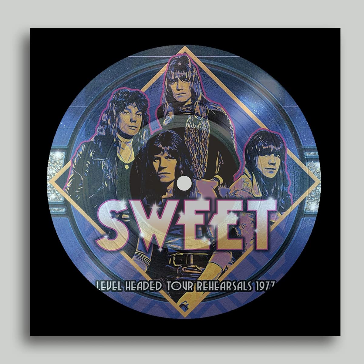 The Sweet – Level Headed Tour Rehearsals 1977 (Picture Disc) by Sweet,The vinyl record cover