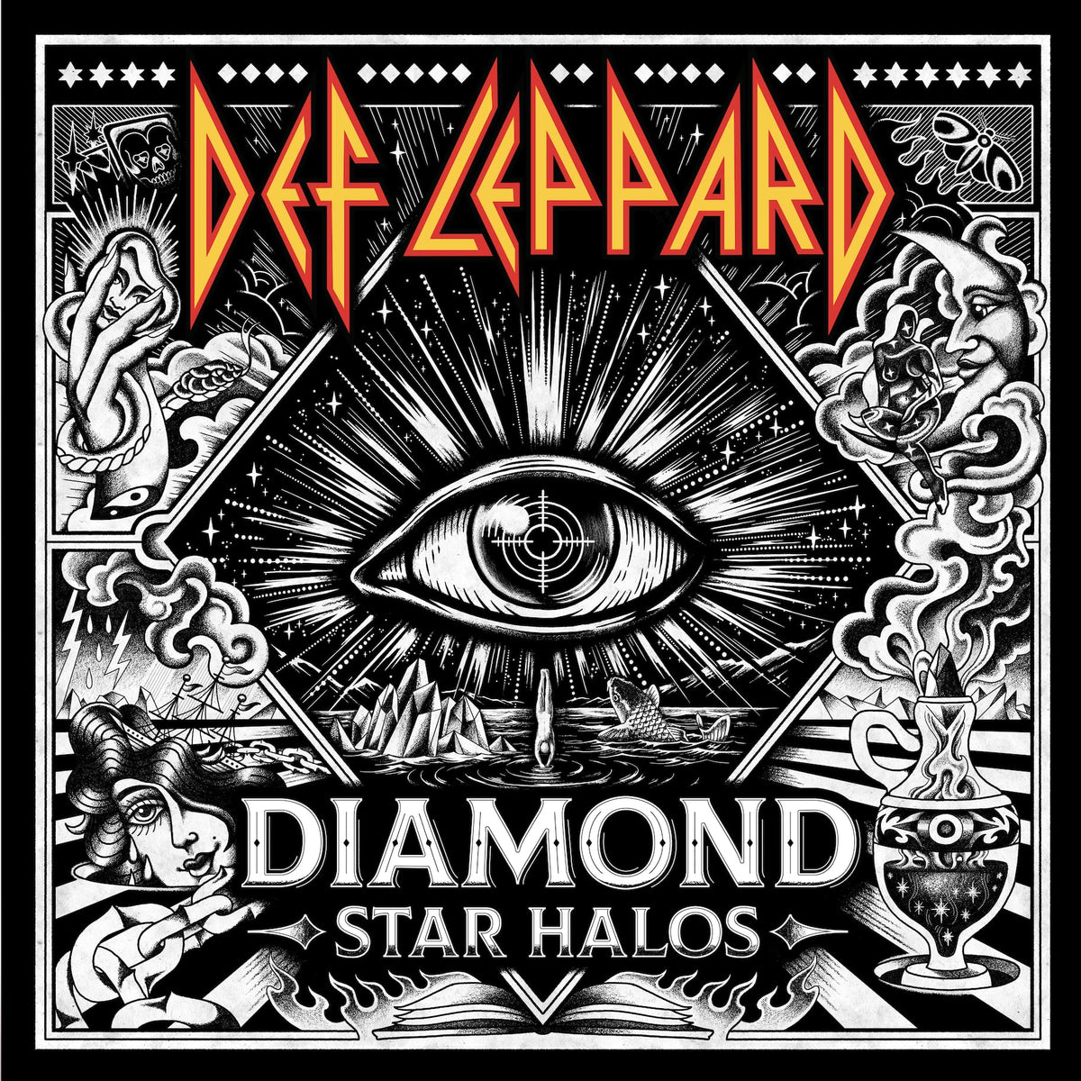 Def Leppard – Diamond Star Halos vinyl record cover