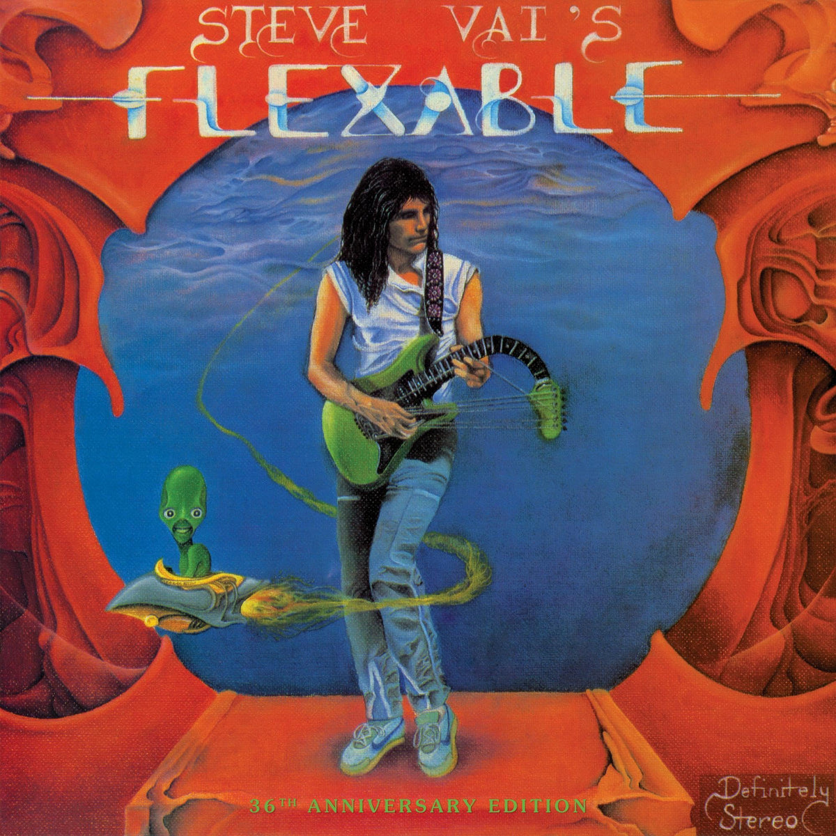 Steve Vai – Flex-able vinyl record cover