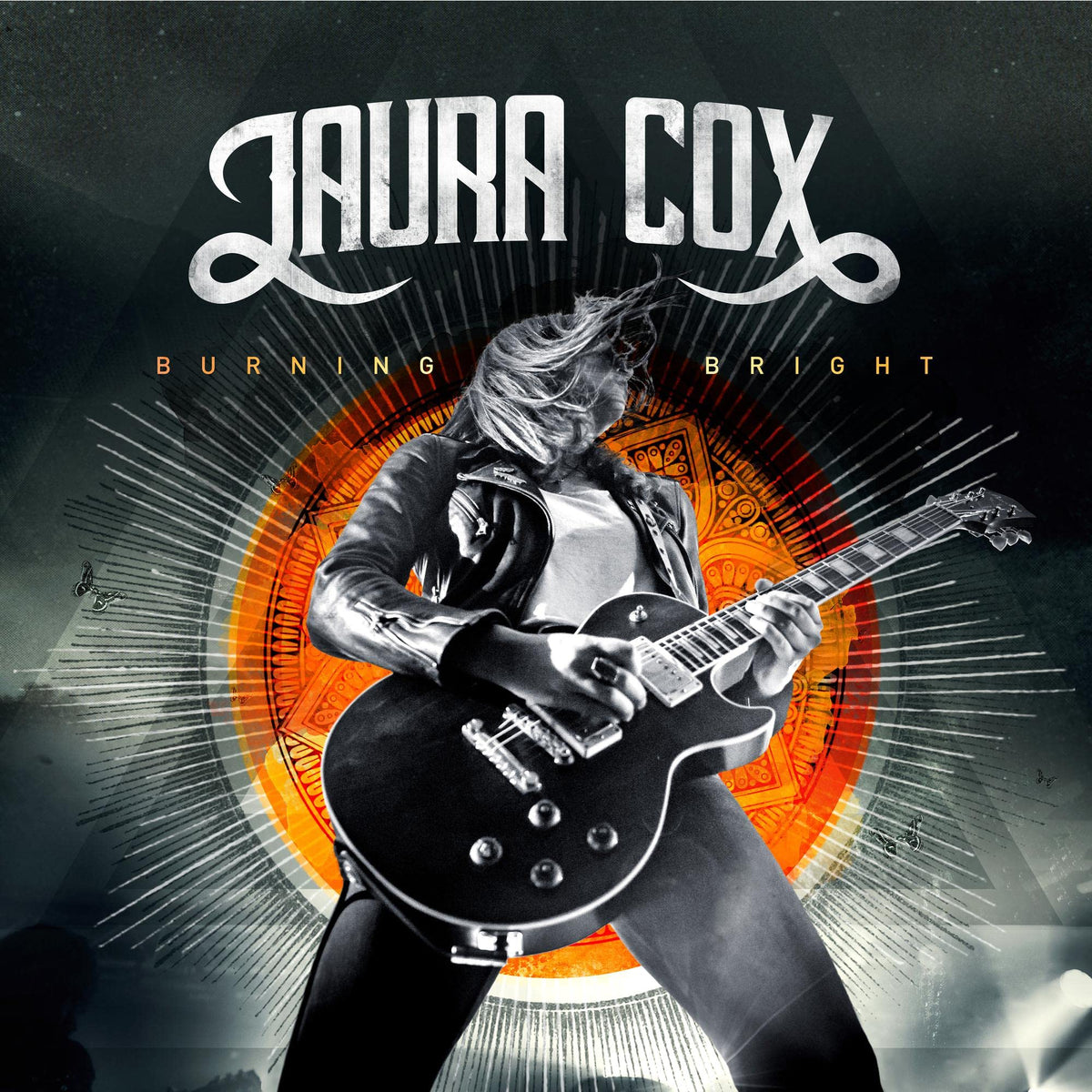 Laura Cox – Burning Bright vinyl record cover