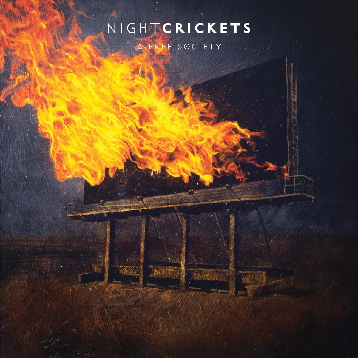 Night Crickets – A Free Society vinyl record cover