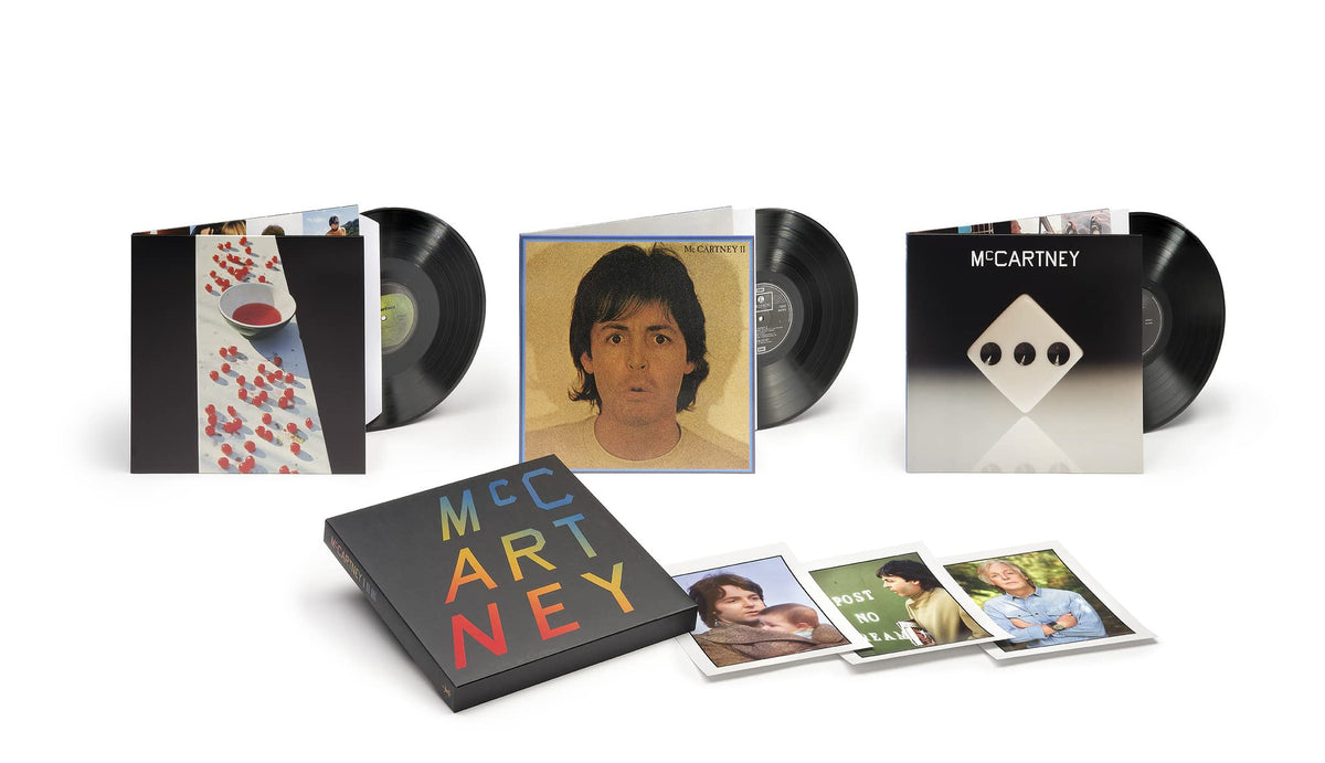 Paul McCartney – McCartney I / II / III vinyl record cover