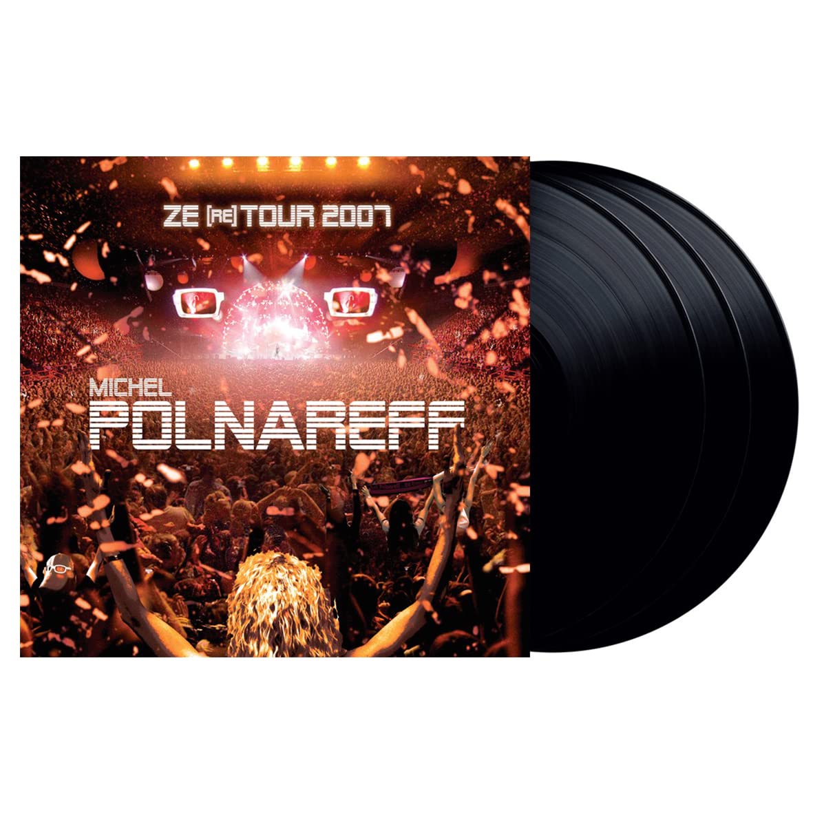Michel Polnareff – ZE (RE) TOUR 2007(3LP) by MICHEL POLNAREFF vinyl record cover