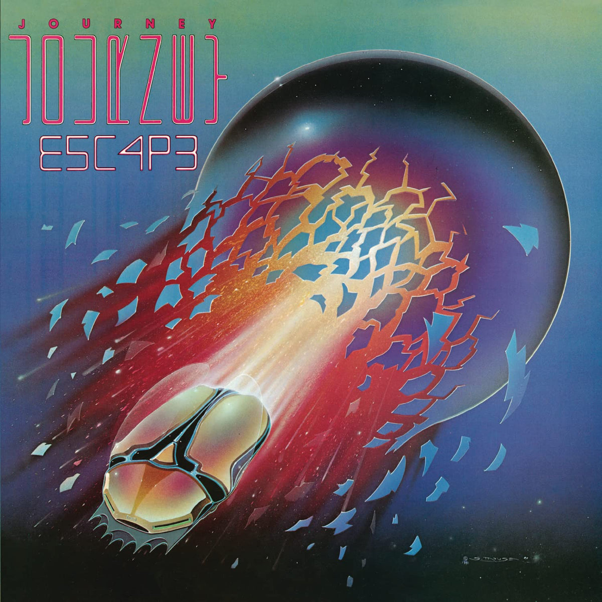 Journey – Escape vinyl record cover