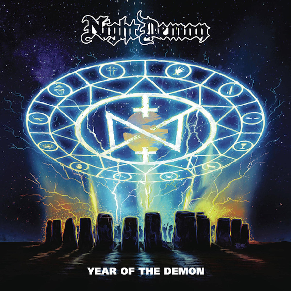 Night Demon – Year Of The Demon (Us Version) vinyl record cover