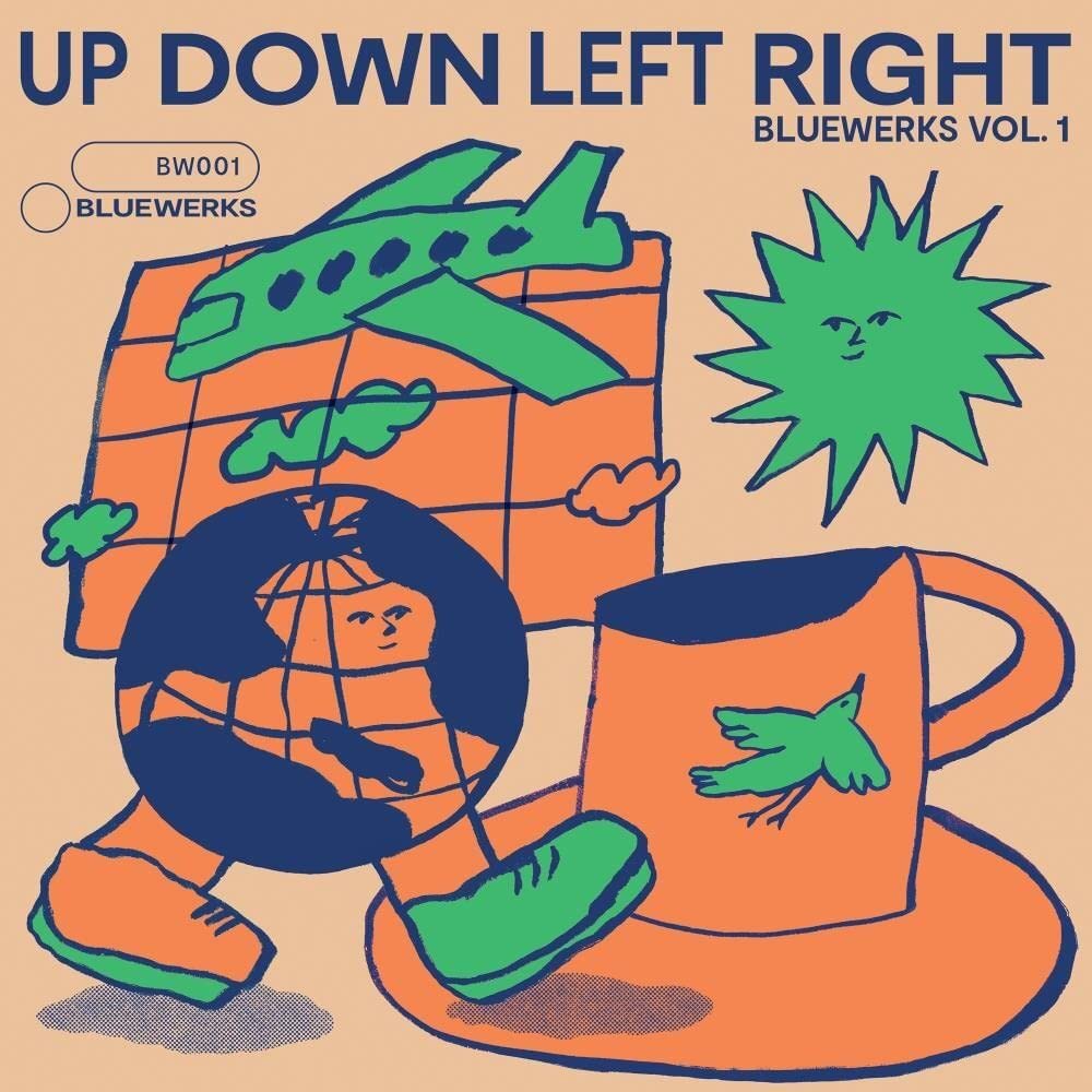 Bluewerks Vol. 1 & 2 – Up Down Left Right / In Full B (Green Vinyl) vinyl record cover