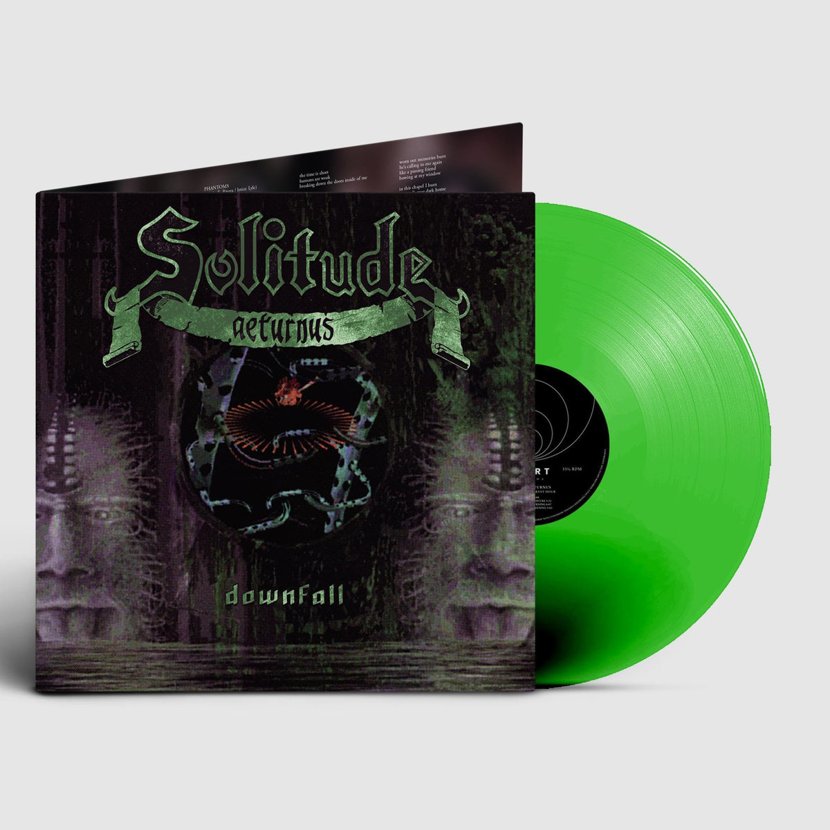 Solitude Aeturnus – Downfall vinyl record cover