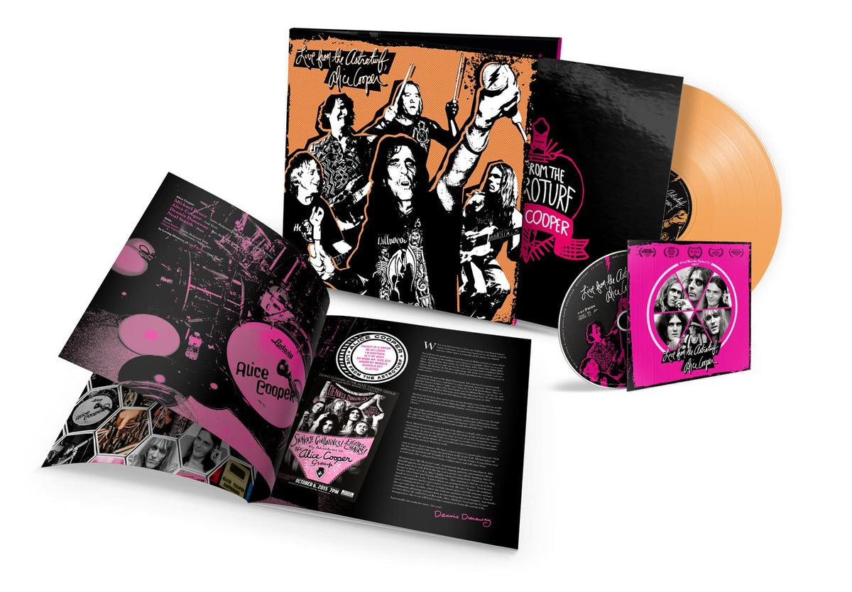Alice Cooper – Live from the Astroturf vinyl record cover