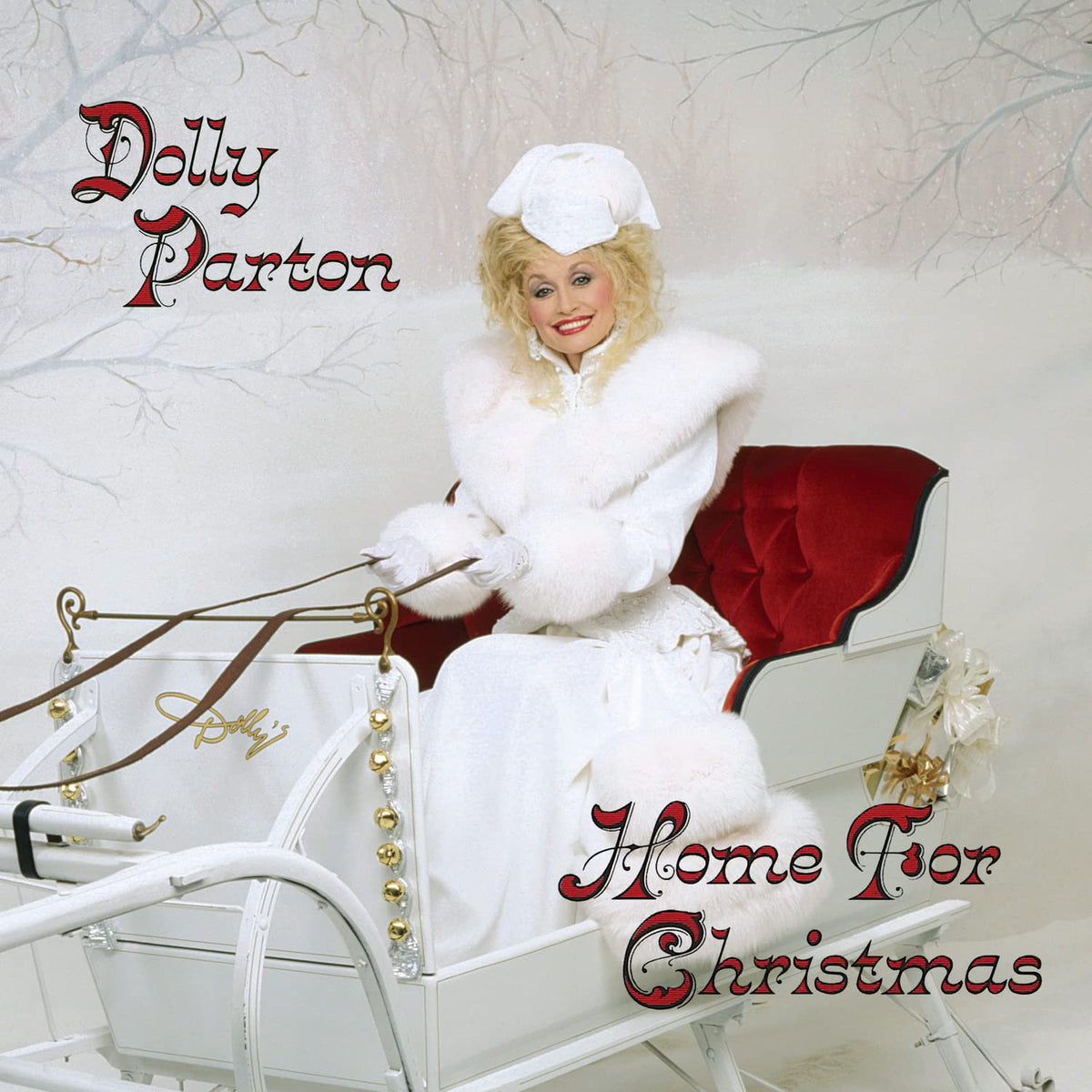Dolly Parton – Home for Christmas vinyl record cover