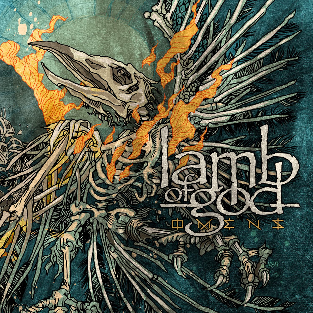 Lamb Of God – Omens vinyl record cover