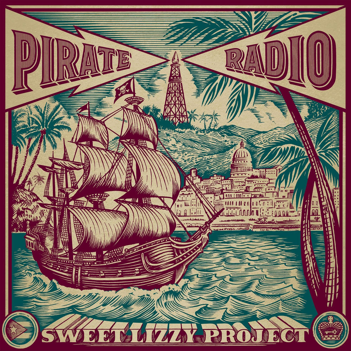 Sweet Lizzy Project – Pirate Radio vinyl record cover