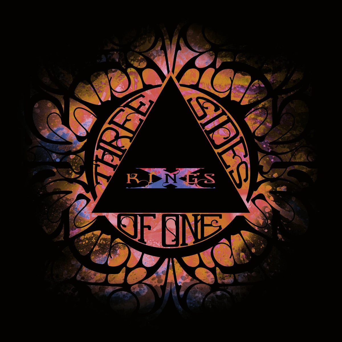 King's X – Three Sides of One (Coloured Vinyl) vinyl record cover