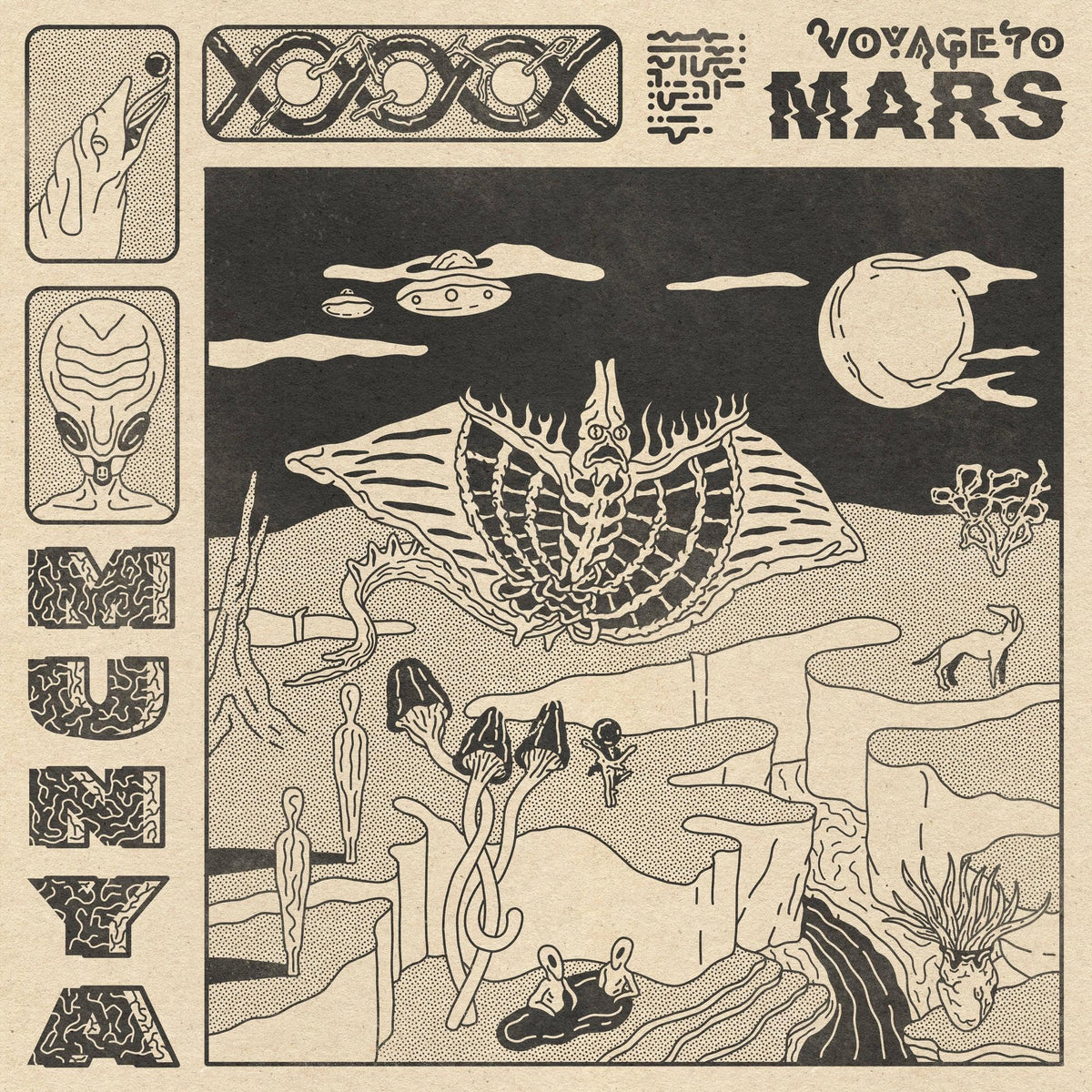 Munya – Voyage to Mars vinyl record cover