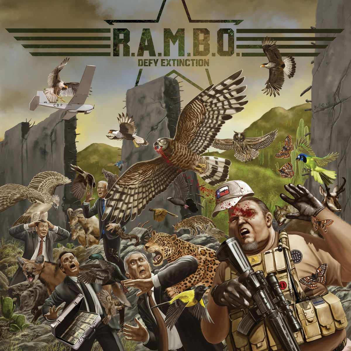 R.A.M.B.O. – Defy Extinction vinyl record cover