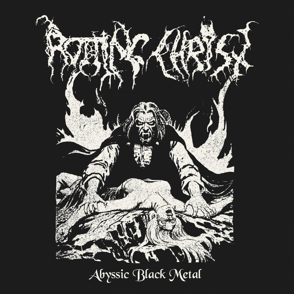 Rotting Christ – Abyssic Black Metal vinyl record cover