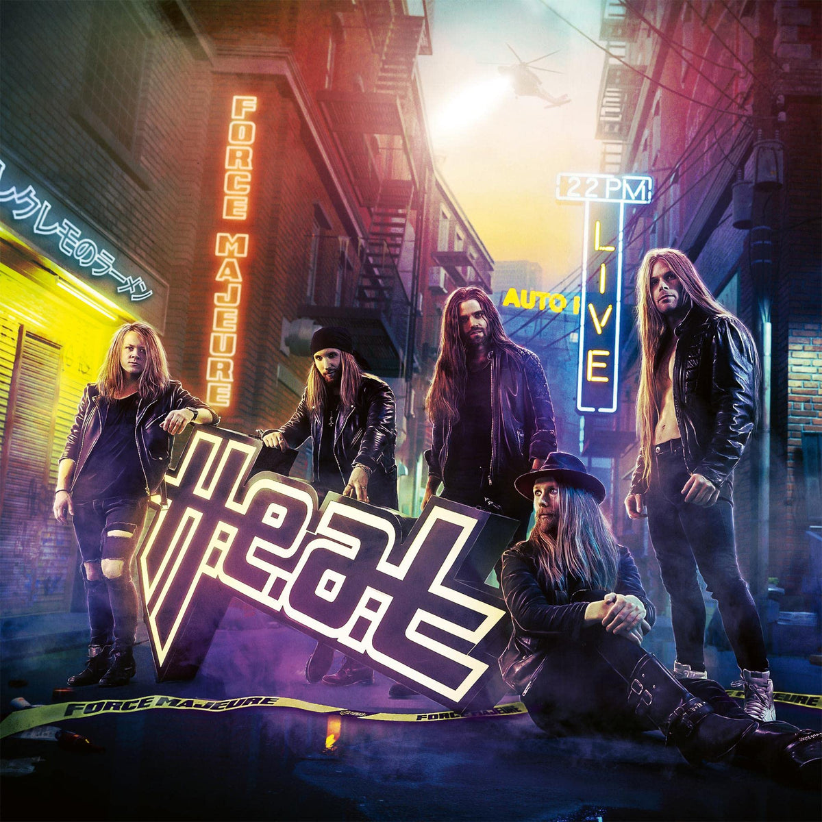 H.E.A.T – Force Majeure (Coloured Vinyl) vinyl record cover