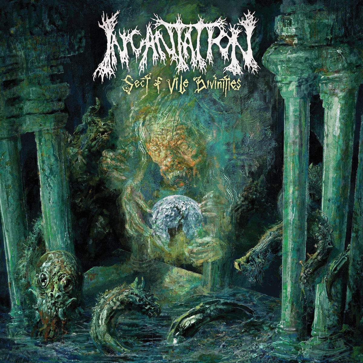 Incantation – Sect of Vile Divinities vinyl record cover