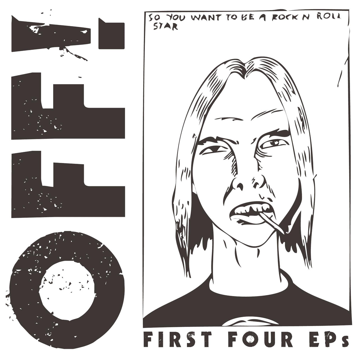Off! – First Four Eps by Off! vinyl record cover