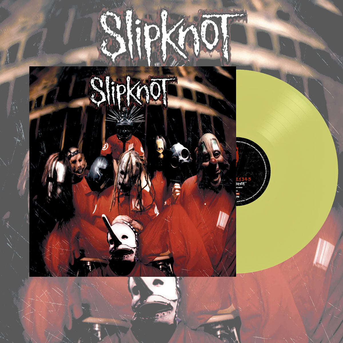 Slipknot – Slipknot (Lemon Vinyl) vinyl record cover