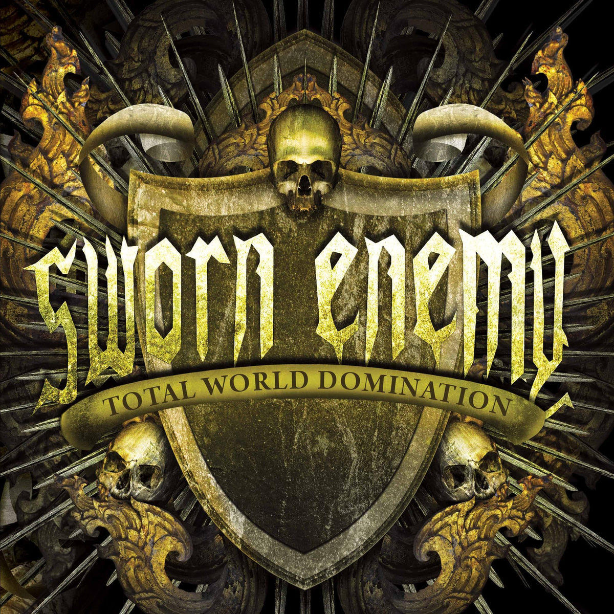 Sworn Enemy – Total World Domination vinyl record cover