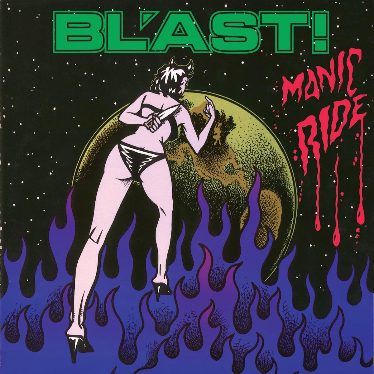 Bl'ast – Manic Ride vinyl record cover