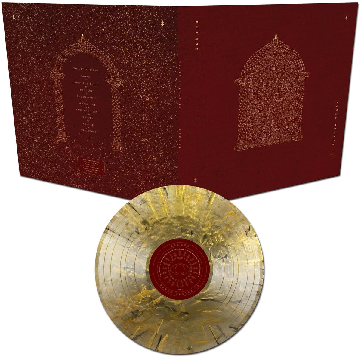 Sermon – Of Golden Verse vinyl record cover