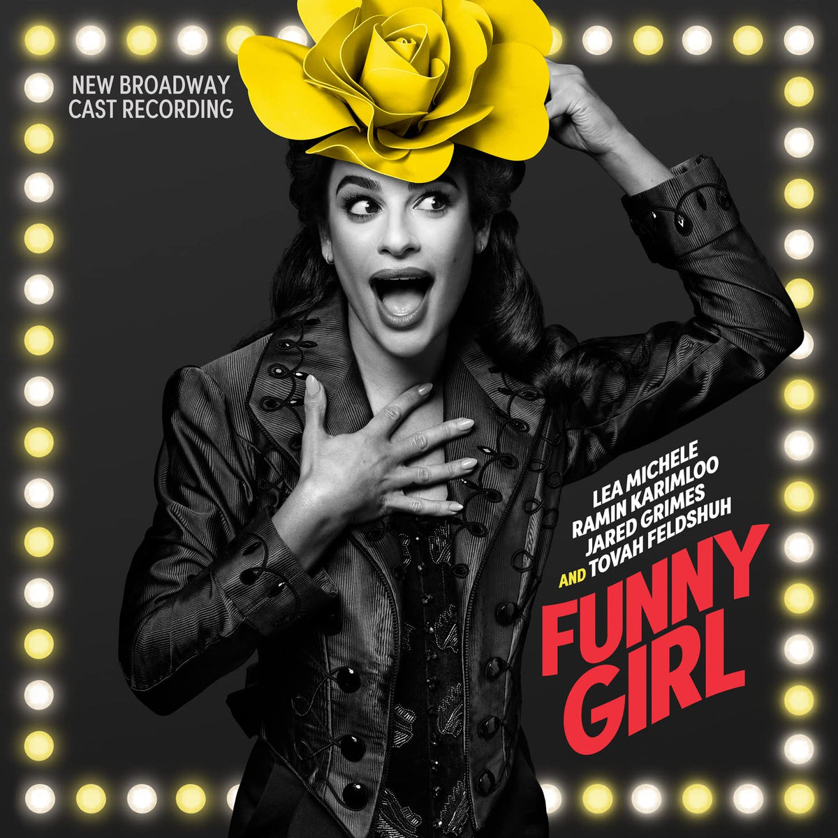 New Broadway Cast Of Funny Girl – Funny Girl (New Broadway Cast Recording (Yellow Vinyl) vinyl record cover