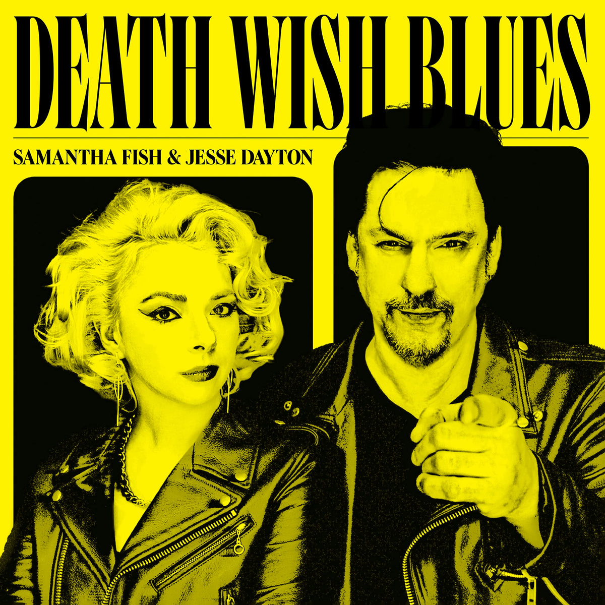 Samantha Fish & Jesse Dayton – Deathwish Blues vinyl record cover