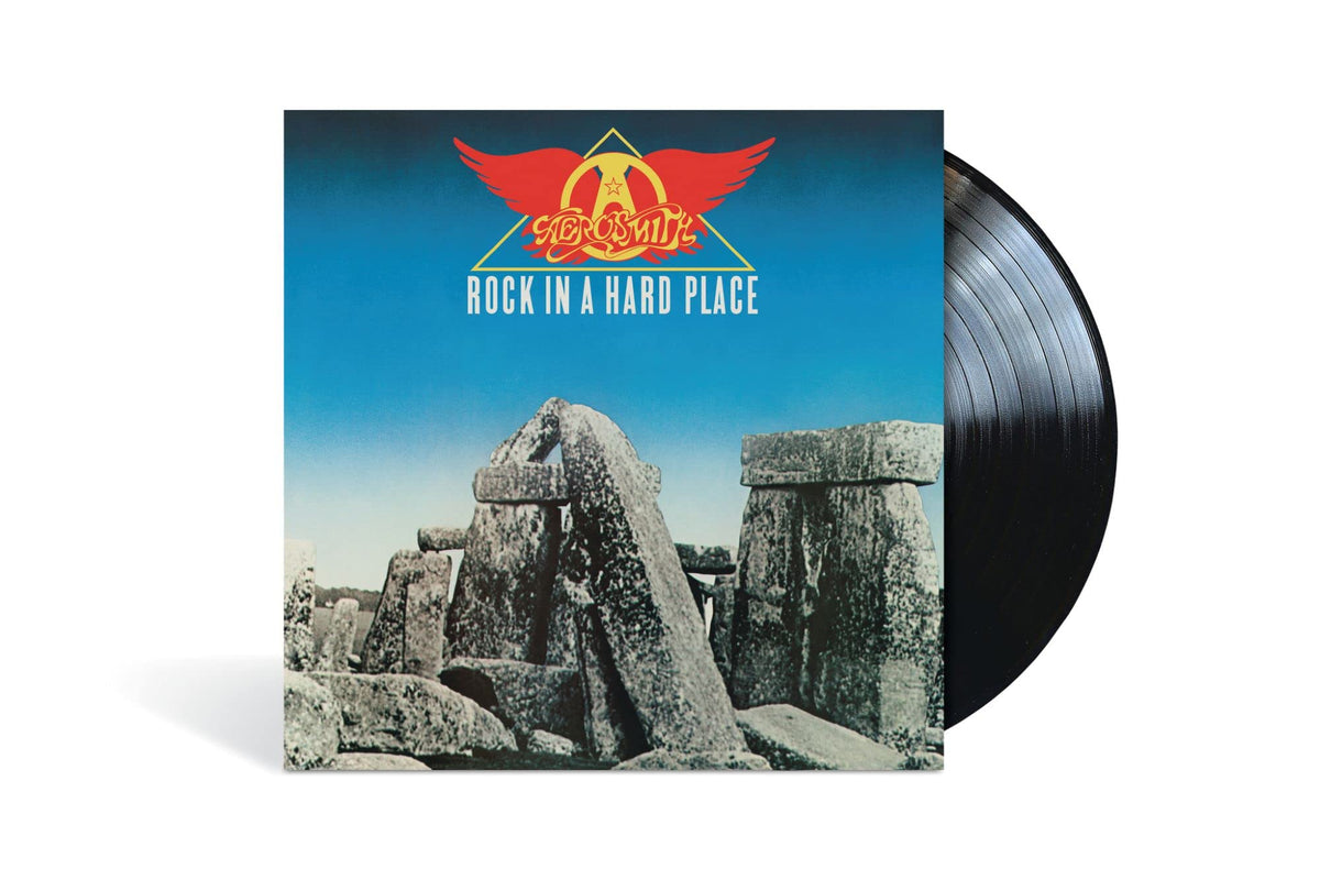 Aerosmith – ROCK IN A HARD PLACE(LP) by AEROSMITH vinyl record cover