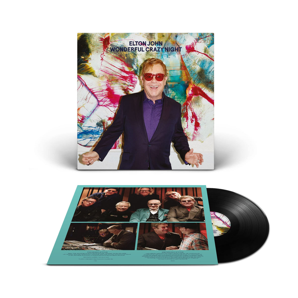 Elton John – Wonderful Crazy Night vinyl record cover