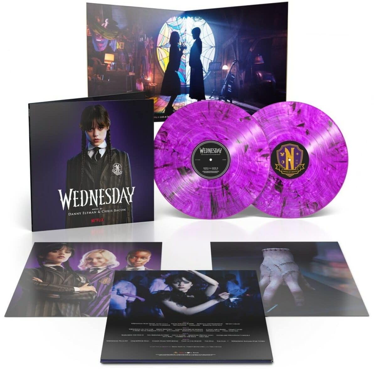 Danny Elfman & Chris Bacon – Wednesday by Danny Elfman & Chris Bacon vinyl record cover