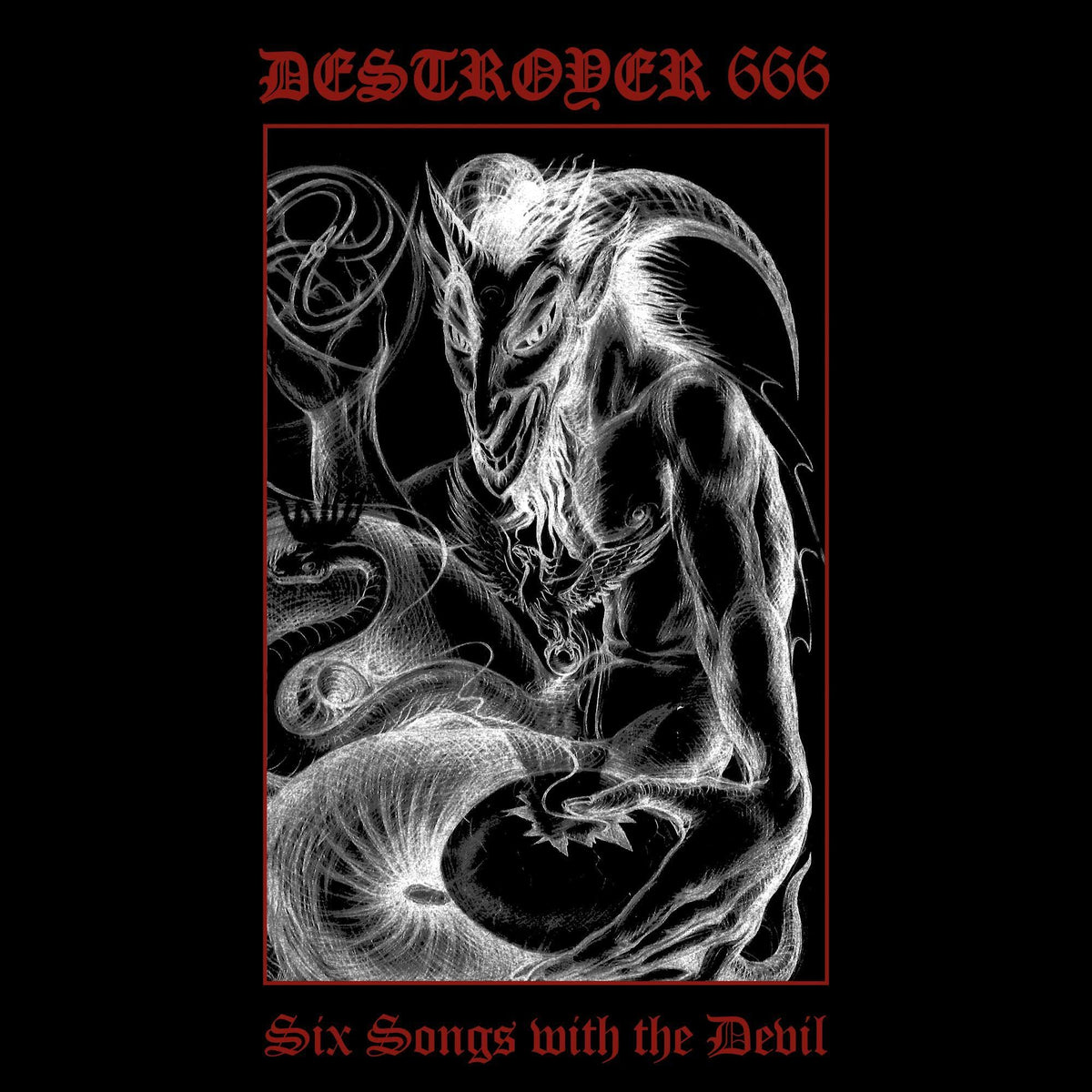 Deströyer 666 – Six Songs With the Devil vinyl record cover