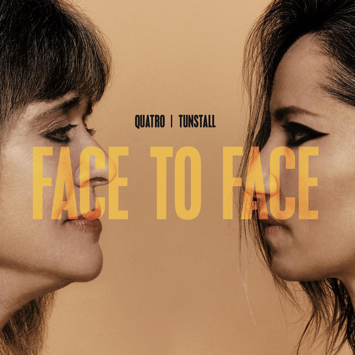 KT Tunstall & Suzi Quatro – Face to Face vinyl record cover