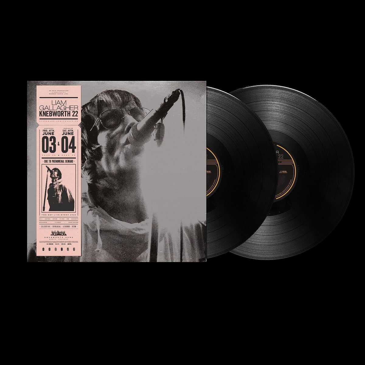 Liam Gallagher – Knebworth 22 vinyl record cover