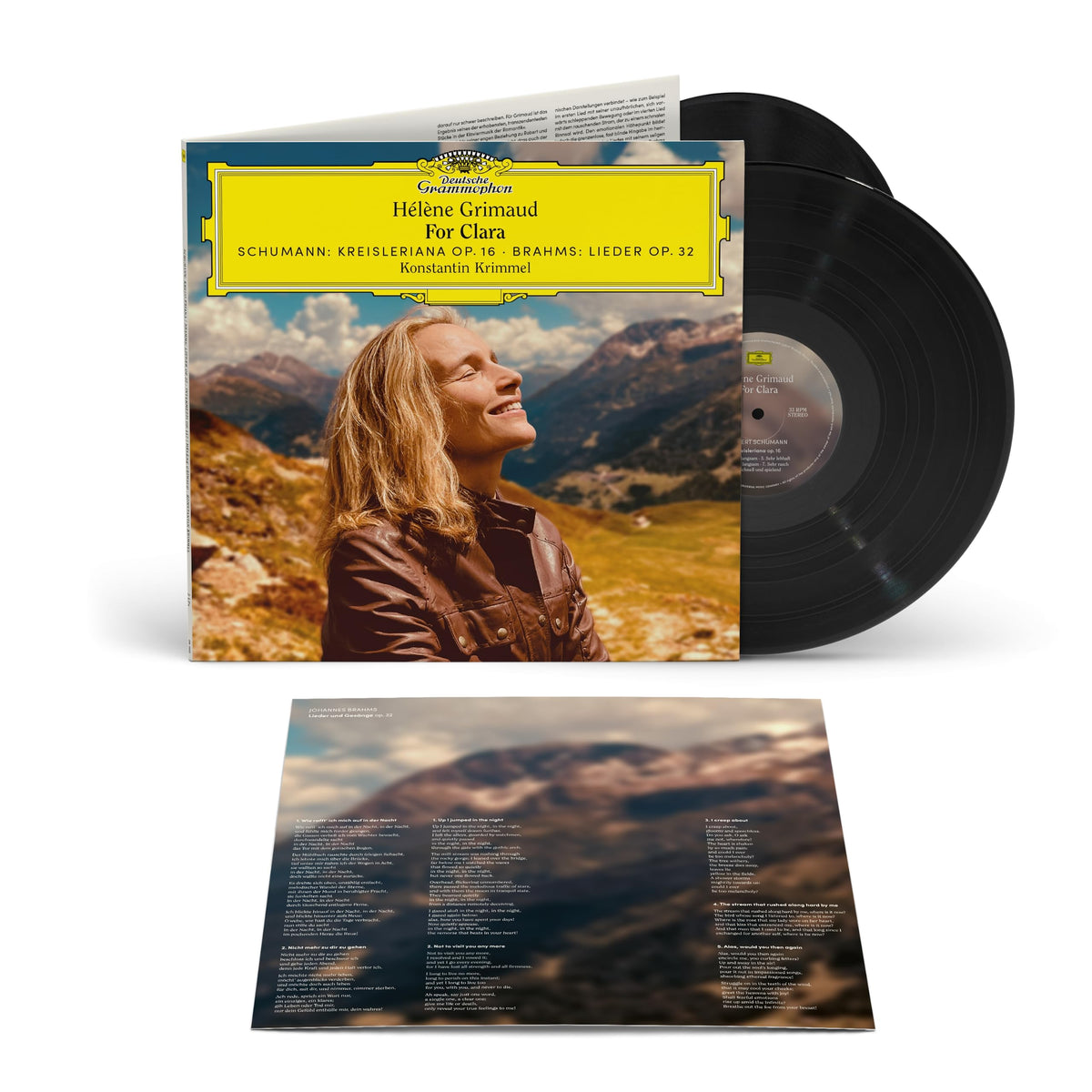 Konstantin Krimmel – Hélène Grimaud: For Clara vinyl record cover