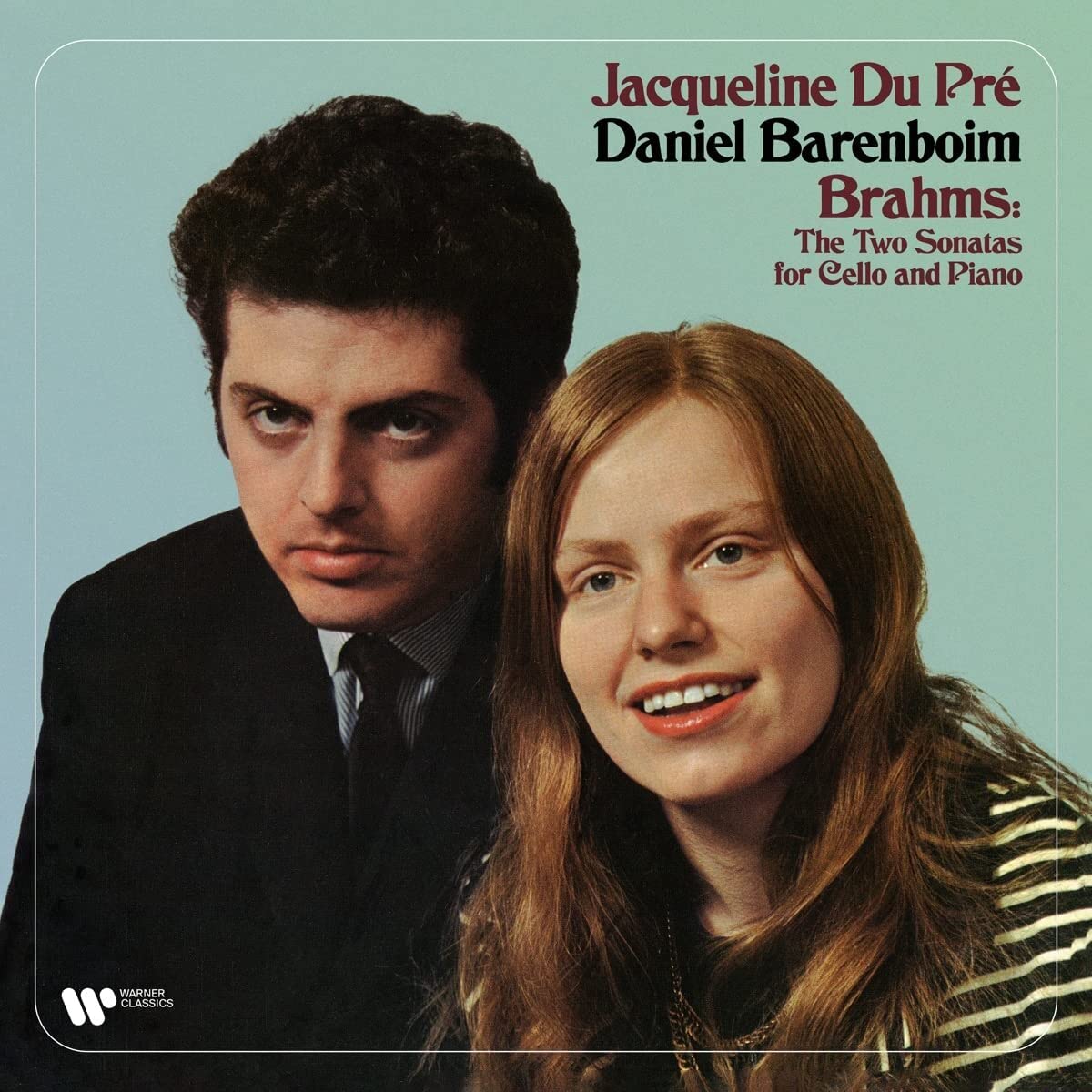 Jacqueline Du Pré – Brahms: The Two Sonatas for Cello and Piano vinyl record cover