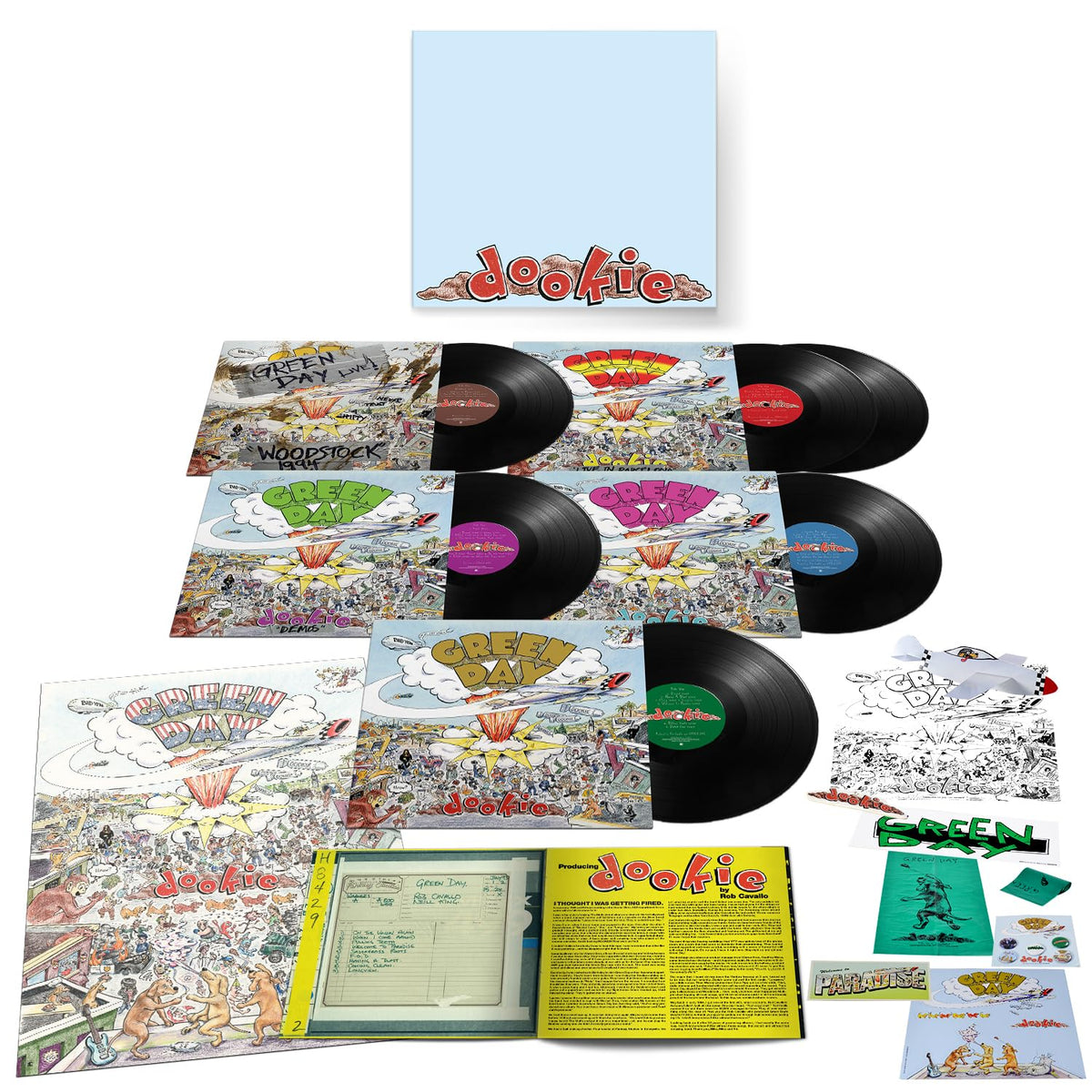 Green Day – Dookie vinyl record cover