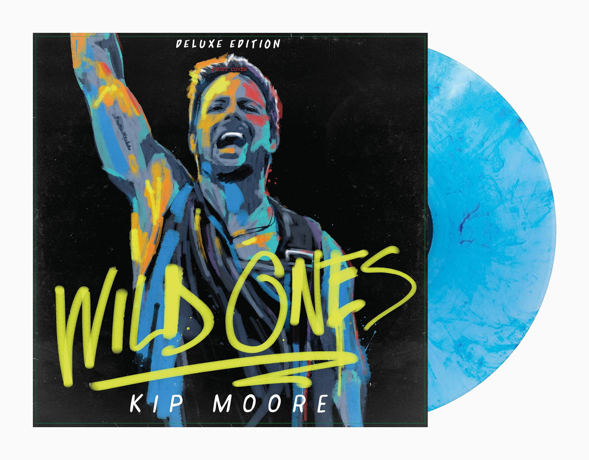Kip Moore – Wild Ones (Deluxe Edition) (Crystal Blue Vinyl) vinyl record cover