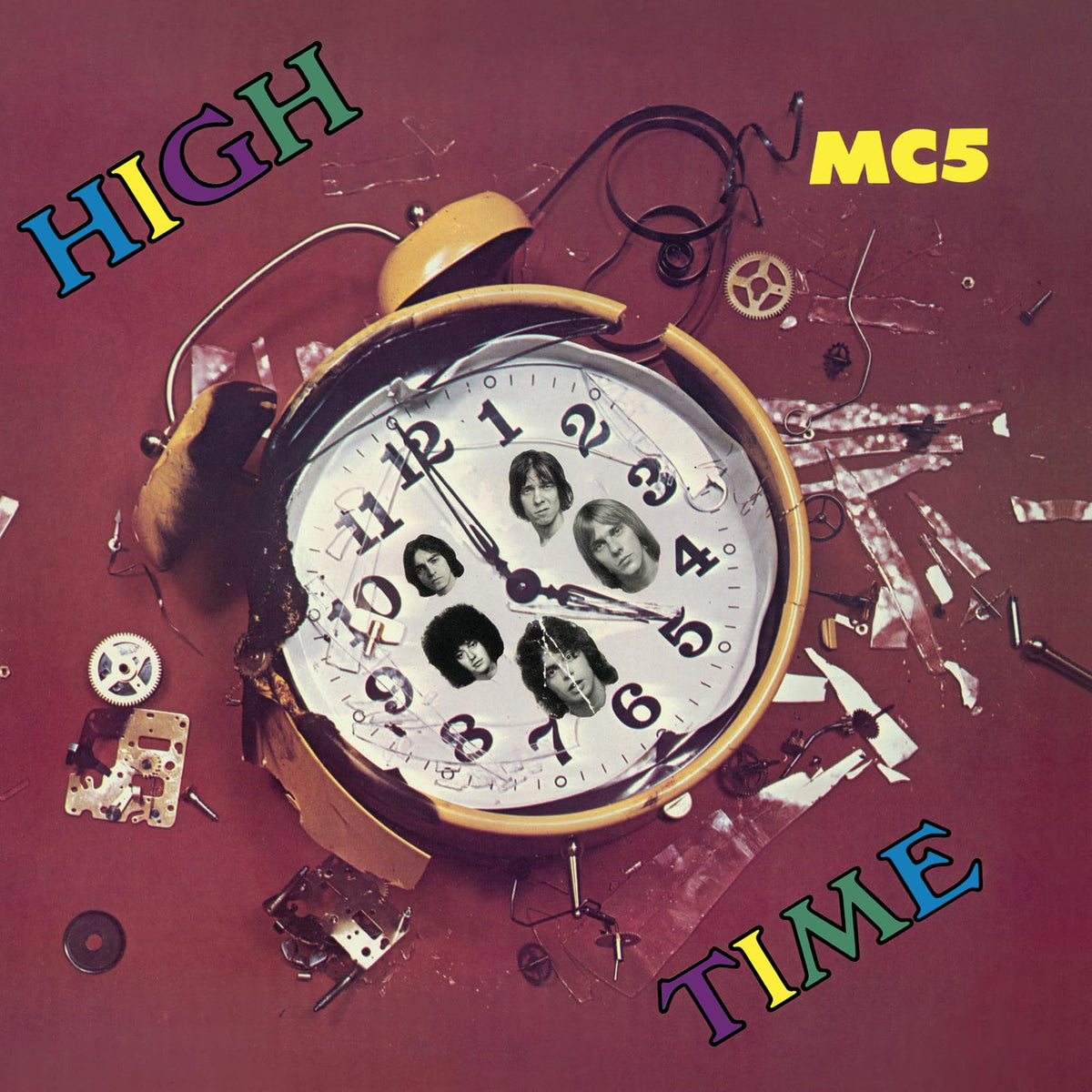 Mc5 – High Time (Clear/Yellow Splatter Vinyl) (Rocktober) vinyl record cover