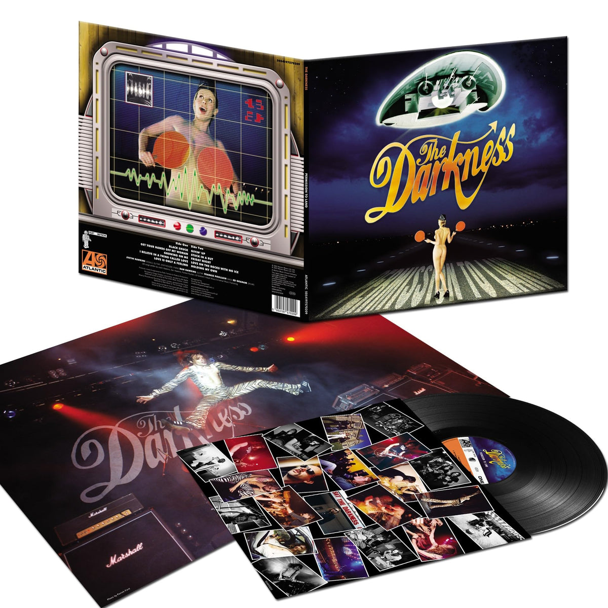 The Darkness – Permission to Land vinyl record cover