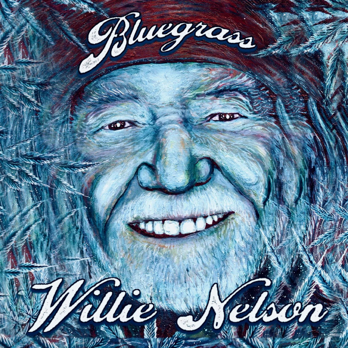 Willie Nelson – Bluegrass vinyl record cover