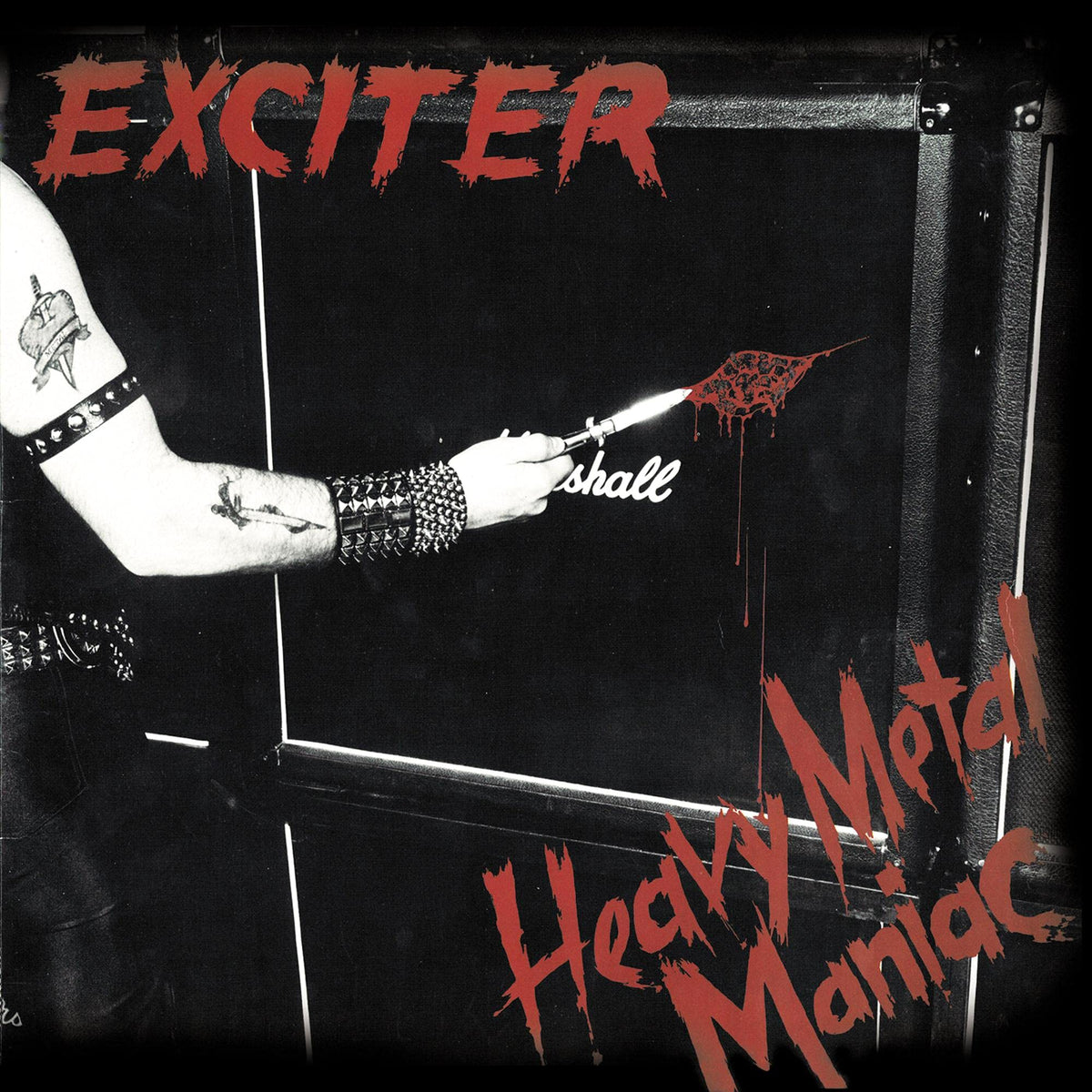 Exciter – Heavy Metal Maniac vinyl record cover