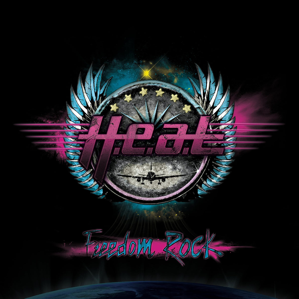 H.E.A.T. – Freedom Rock (2023 New Mix)(2LP) by H.E.A.T. vinyl record cover