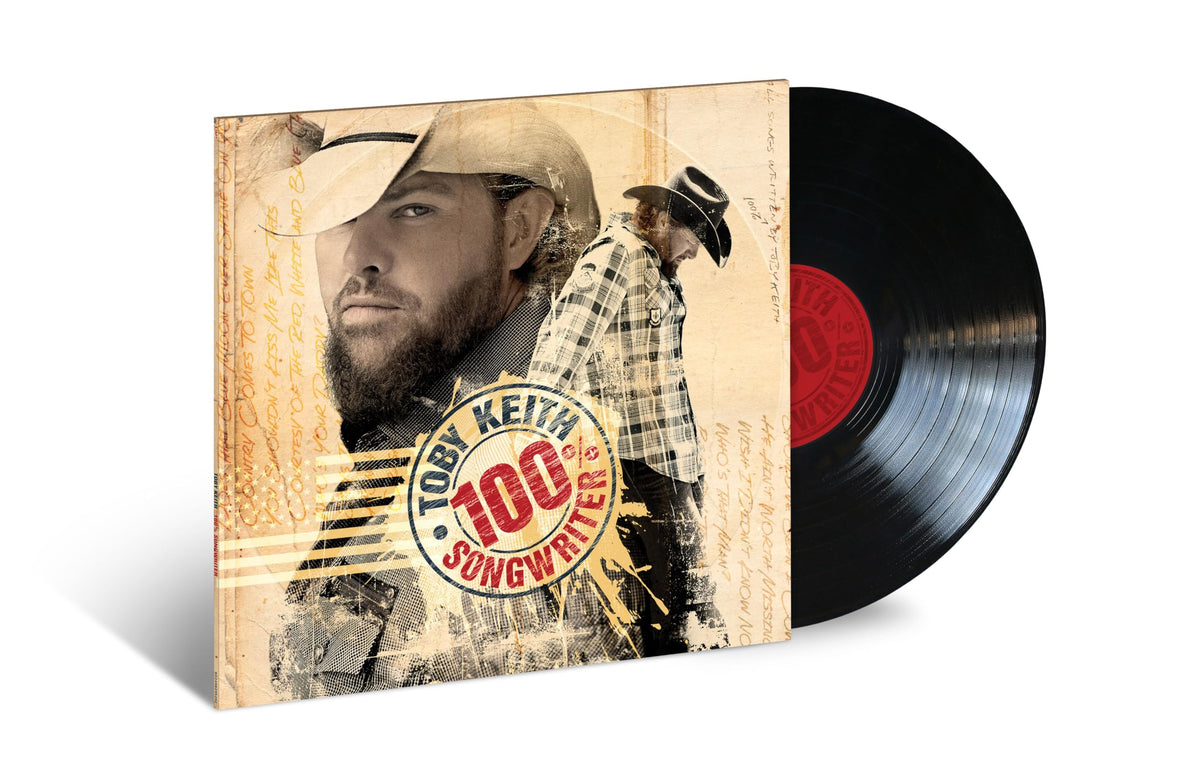 Toby Keith – 100 SONGWRITER(LP) by TOBY KEITH vinyl record cover