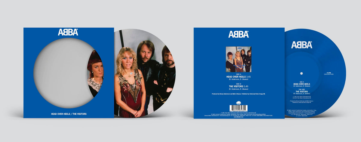 Abba – HEAD HEELS(7 INCH PICT DISC LP) by ABBA vinyl record cover