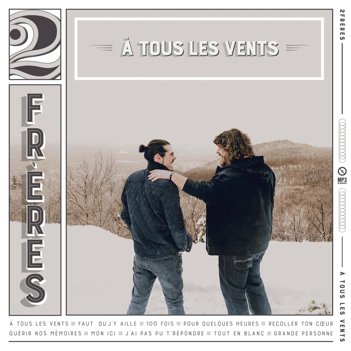 2freres – A Tous Les Vents (LP) by 2freres vinyl record cover