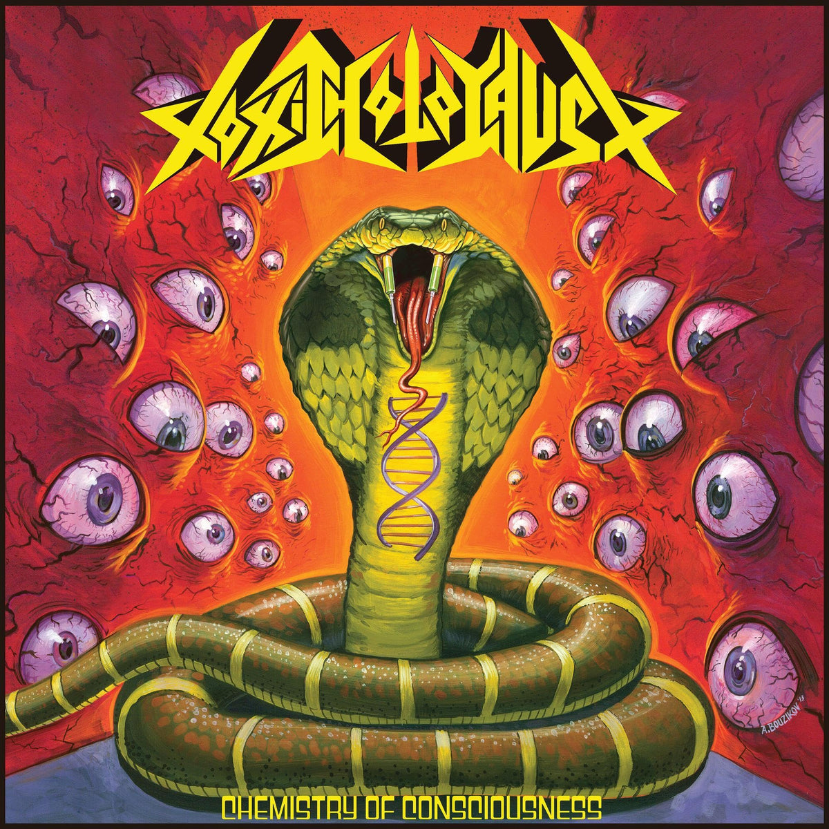 Toxic Holocaust – Chemistry Of Consciousness (Vinyl) by Toxic Holocaust vinyl record cover