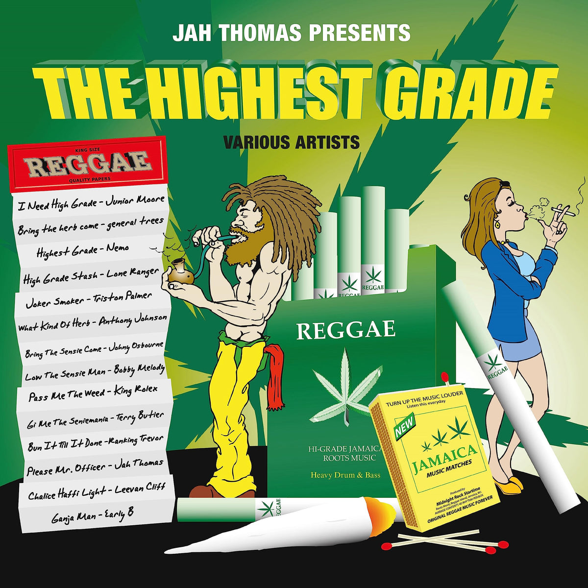 Jah Thomas – Highest Grade vinyl record cover